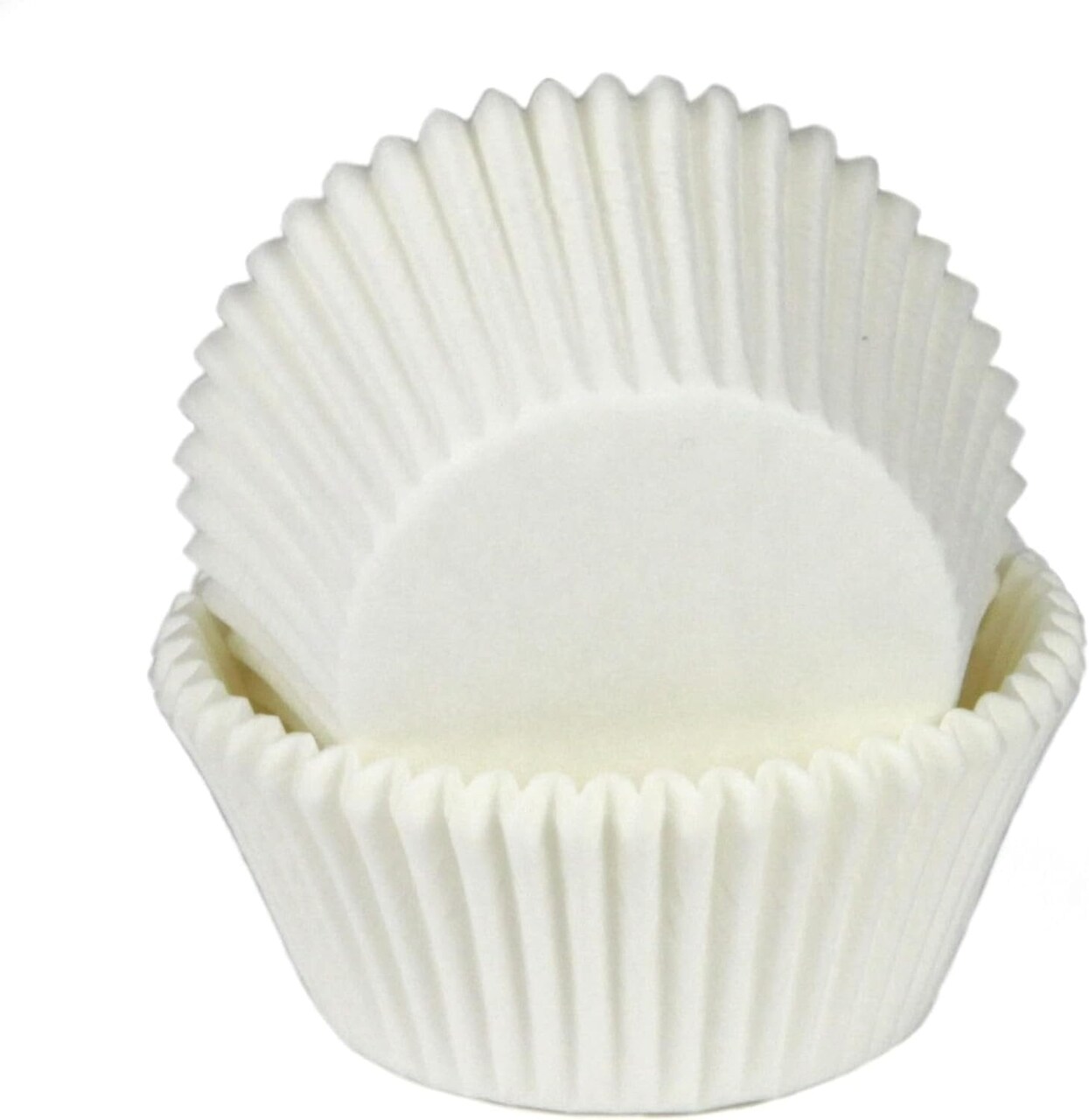 Chef Craft Non-Stick White Parchment Paper Cupcake Liners, Standard Size Baking Cups - 50 Count